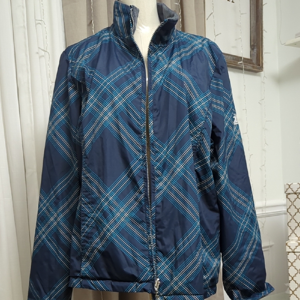 ZeroXposur Blue Plaid Ski & Snow Warm Jacket Coat Size L